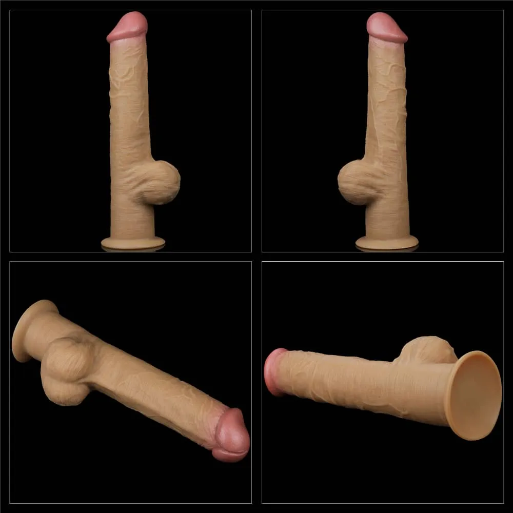 12.5'' Dual Density Dildo Handle Cock