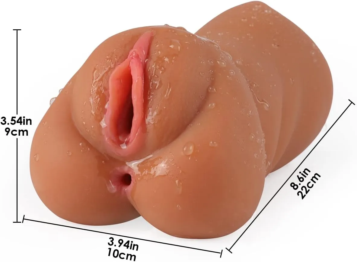 3D Realistic Molded Masturbator Faced 3-In-1 Vaginal Anal Oral Sex Toy For Men