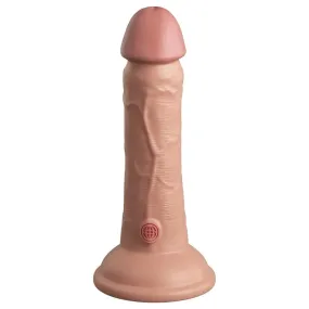 6-inch Flesh Brown Massive Penis Dildo with Suction Cup Base