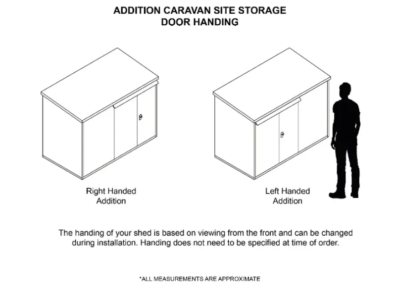 6ft x 3ft Caravan Site Storage