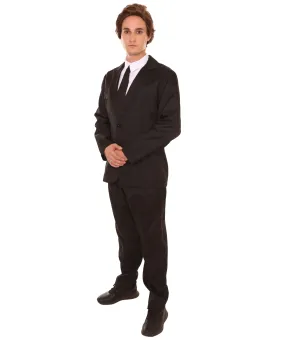 Adult Men's Movie Costume | Black Cosplay Costume