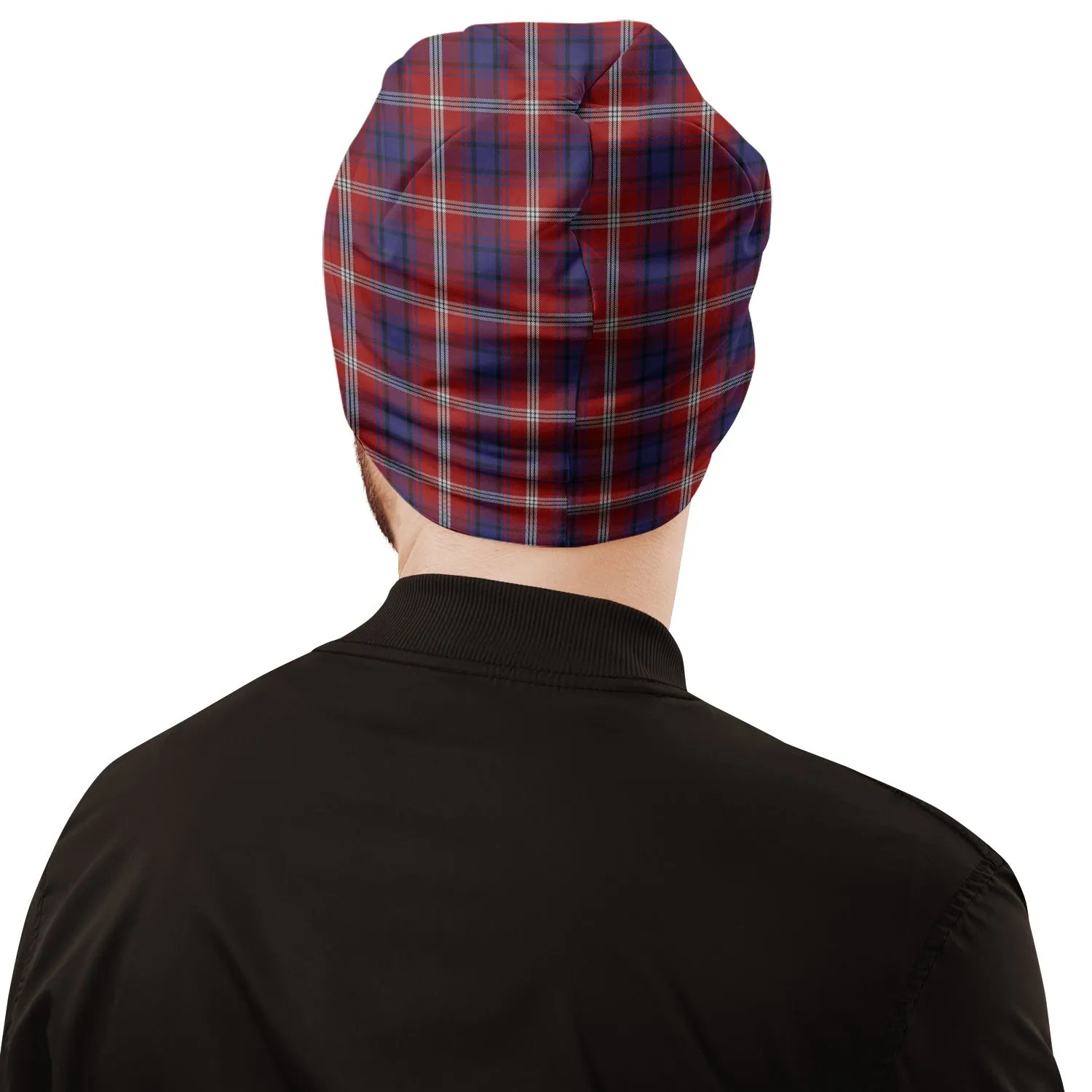 Ainslie Tartan Beanies Hat with Family Crest