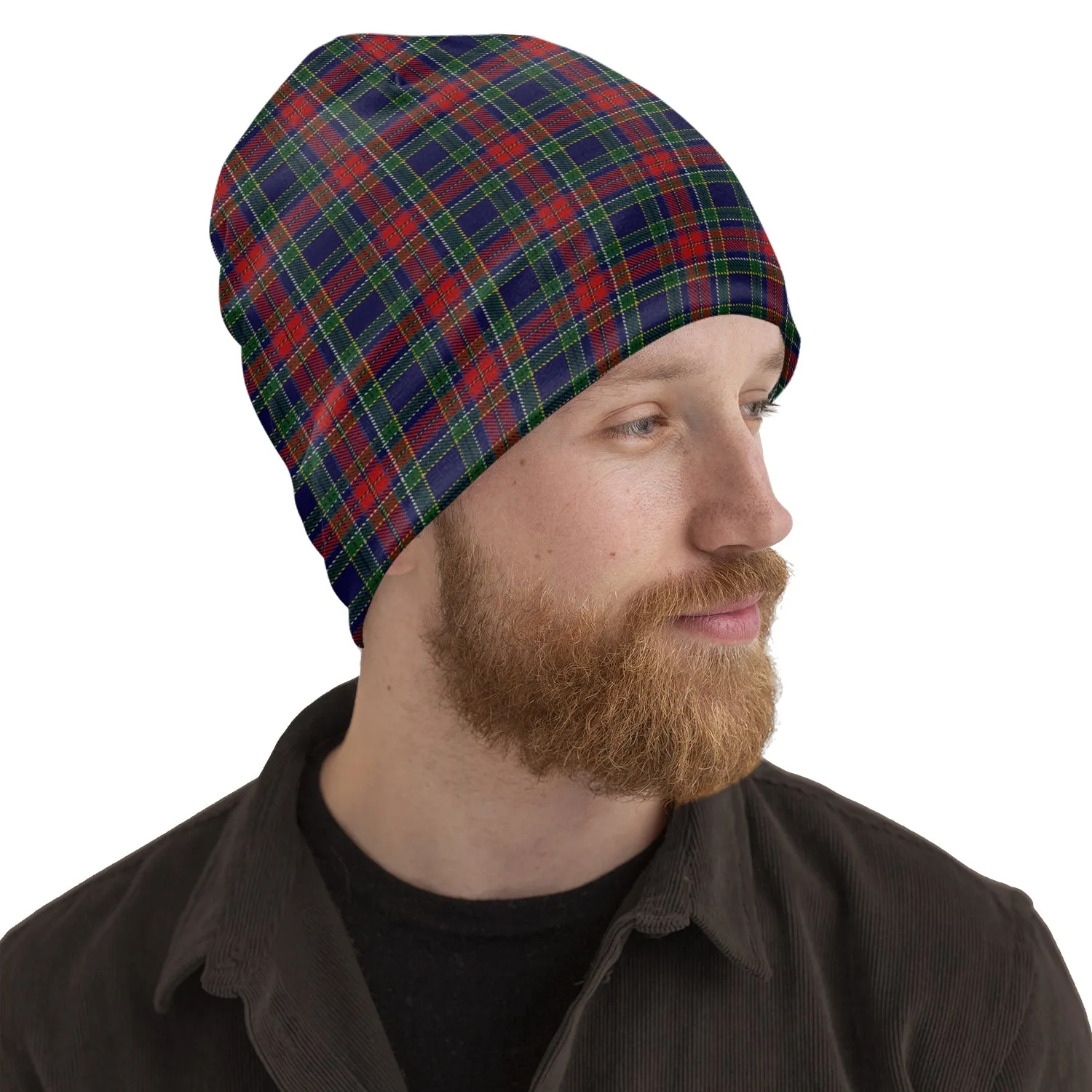 Allison Red Tartan Beanies Hat