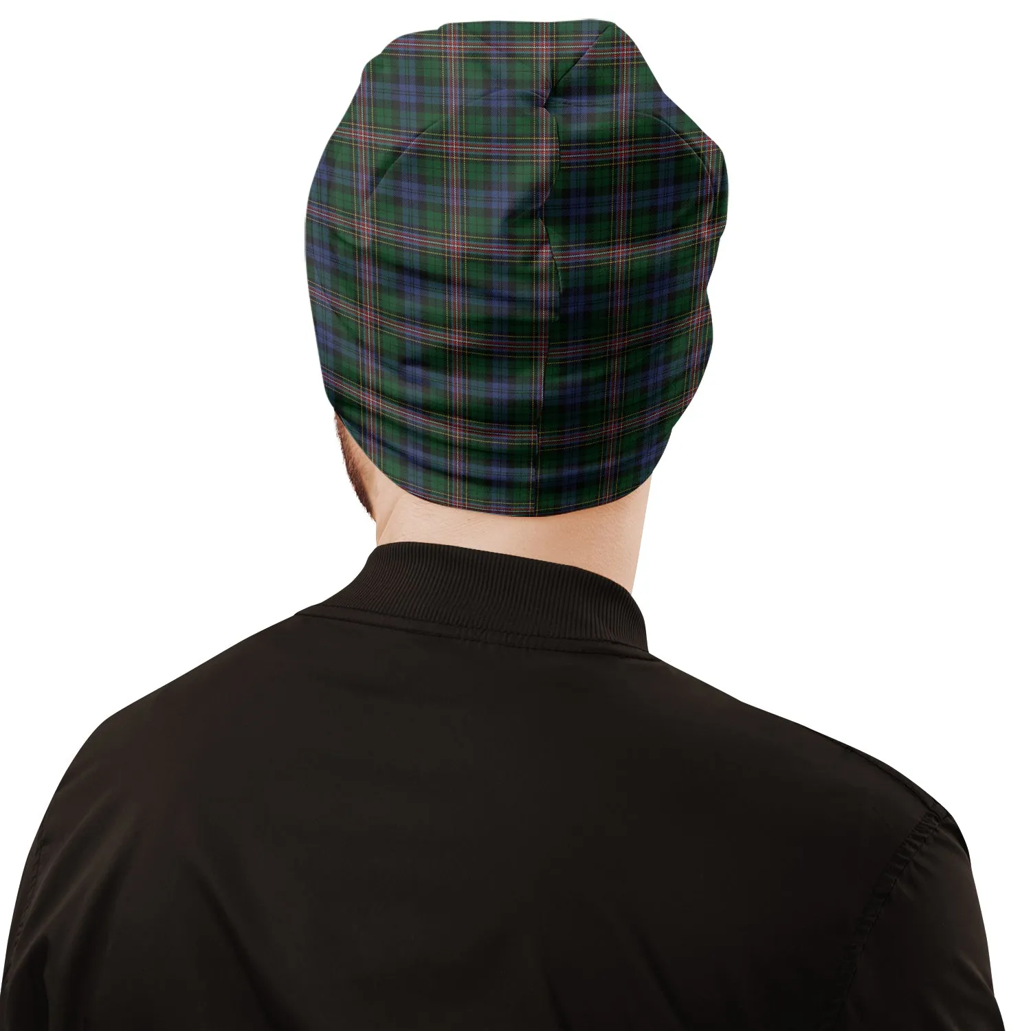 Allison Tartan Beanies Hat with Family Crest