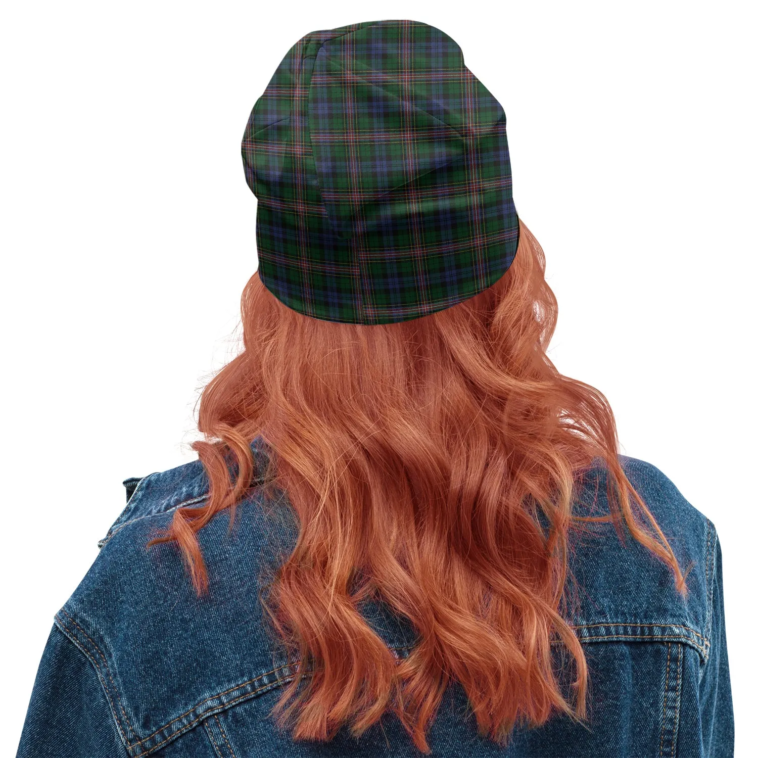 Allison Tartan Beanies Hat with Family Crest