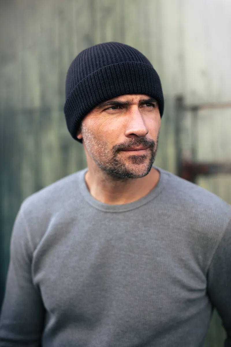 &SONS New Watchcap Beanie Dark Navy