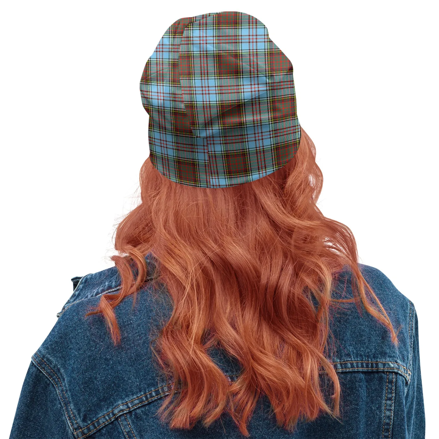 Anderson Ancient Tartan Beanies Hat with Family Crest