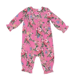 Angel Dear Baby Bamboo Smocked DREAM COTTAGE FLORAL Romper