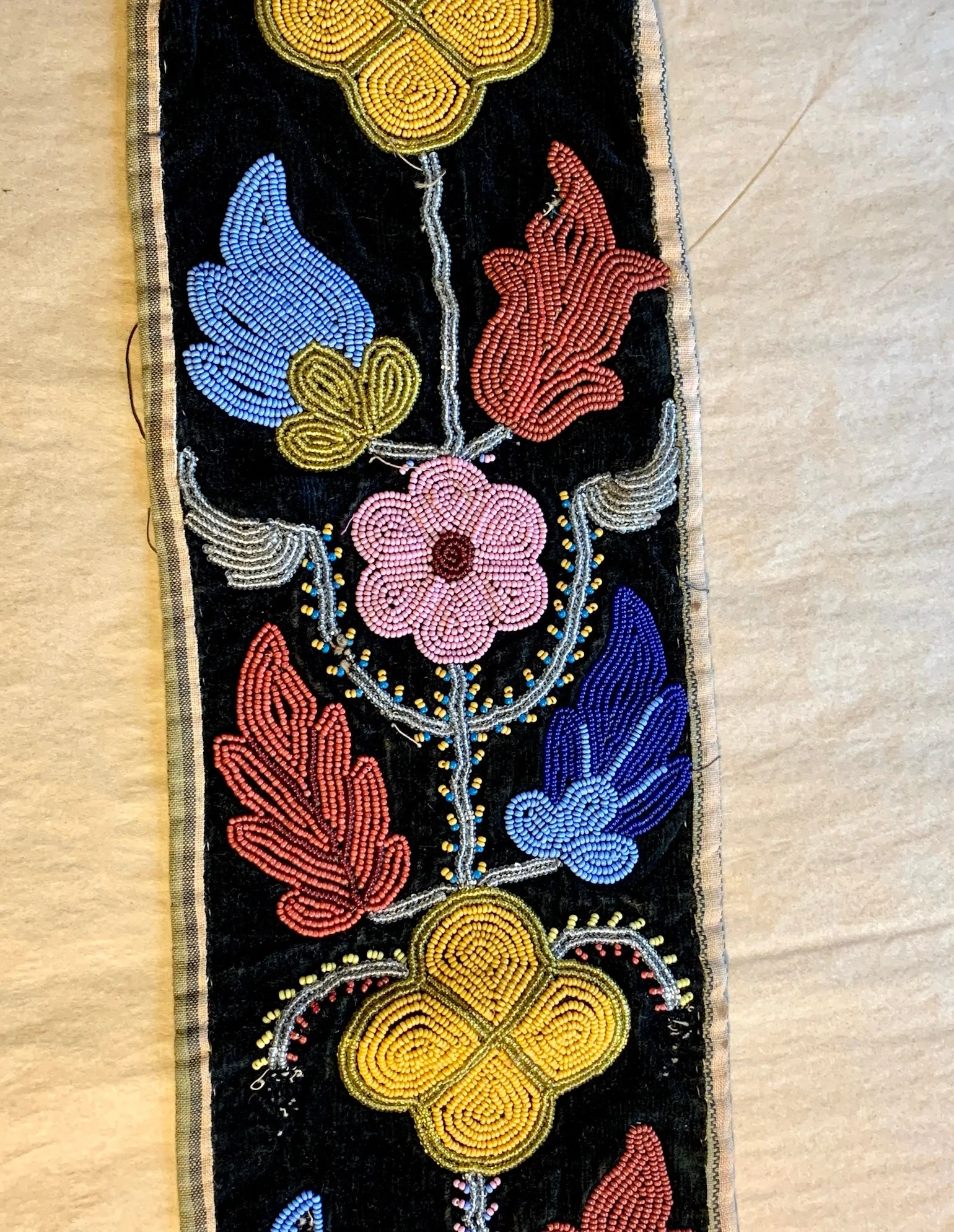 Antique Beaded Vest & Belt, Ukraine