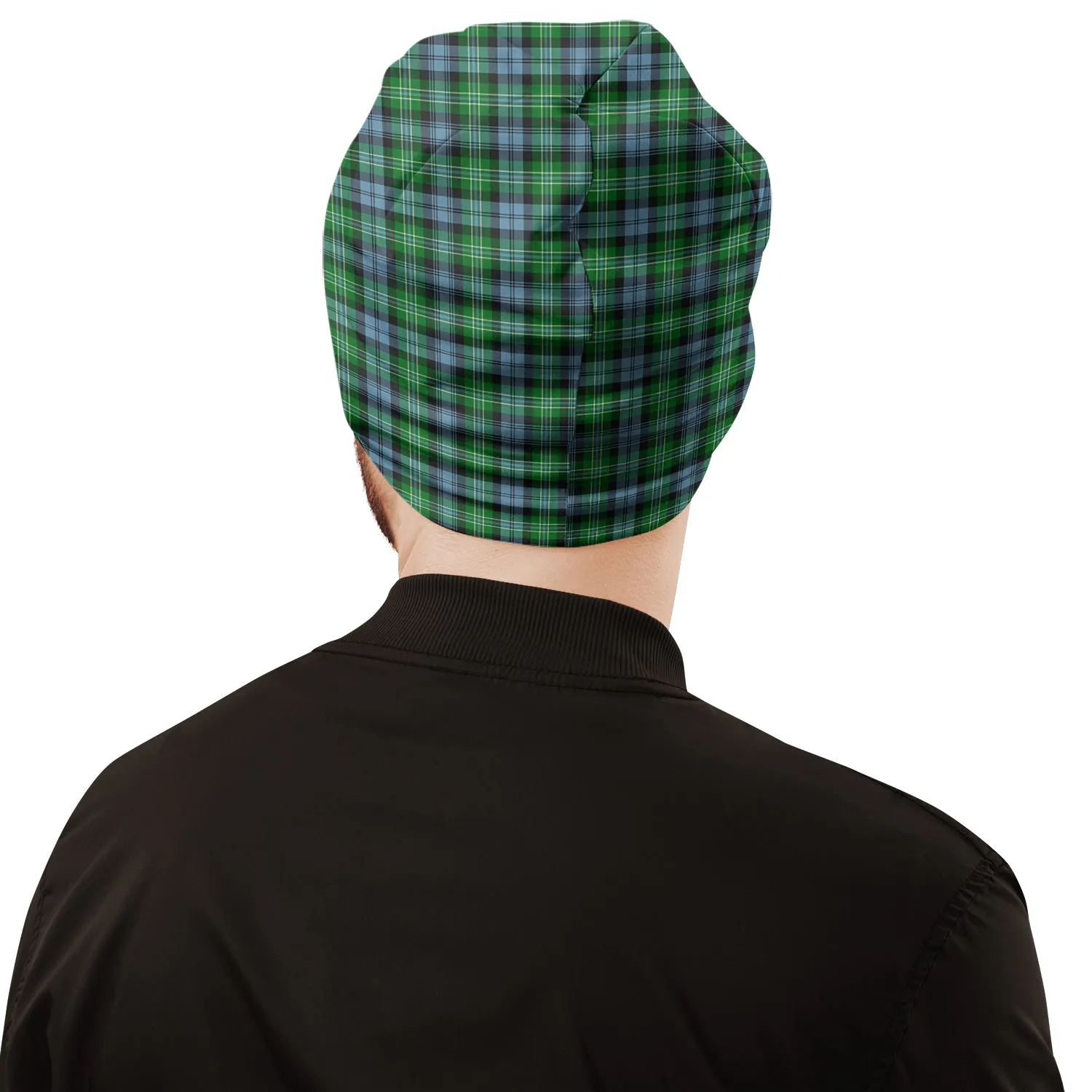 Arbuthnot Ancient Tartan Beanies Hat with Family Crest