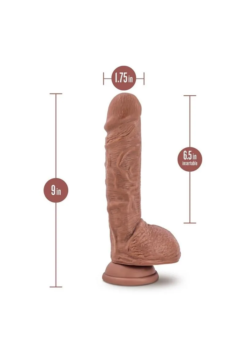 Au Naturel Big Billy Dual Dense Dildo with Balls