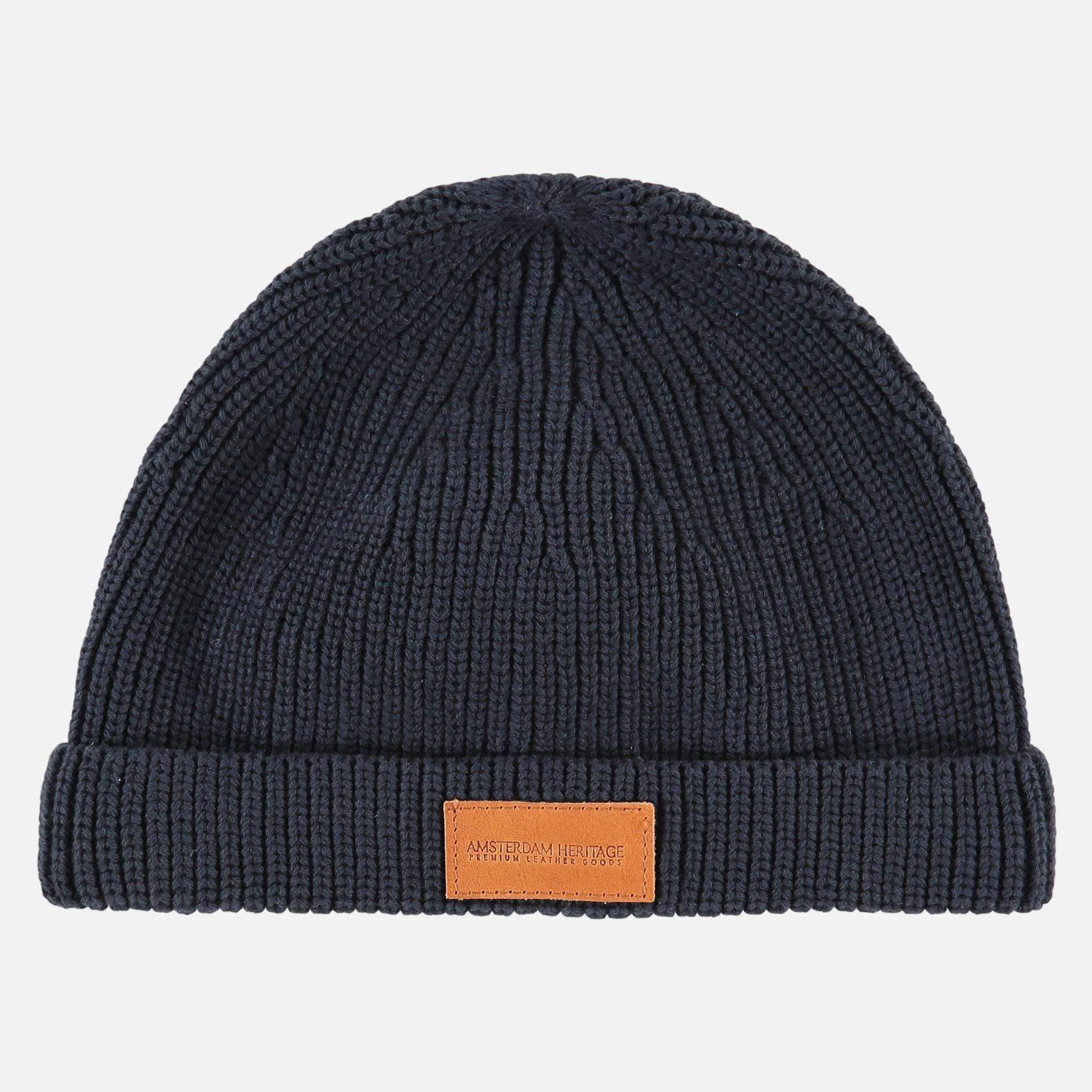 B102 Rene | Classic Skull Cap Beanie With Rollover Cuff