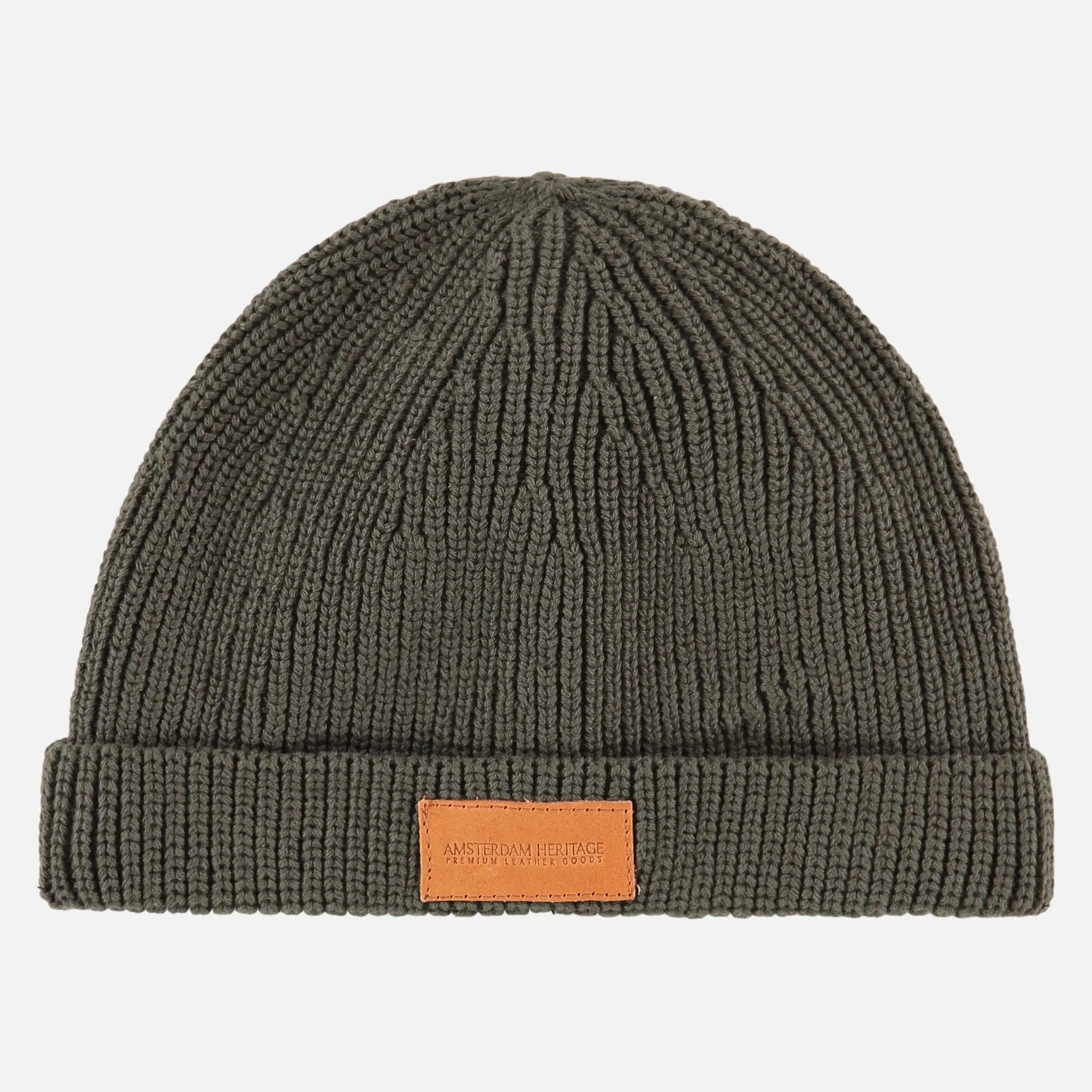 B102 Rene | Classic Skull Cap Beanie With Rollover Cuff