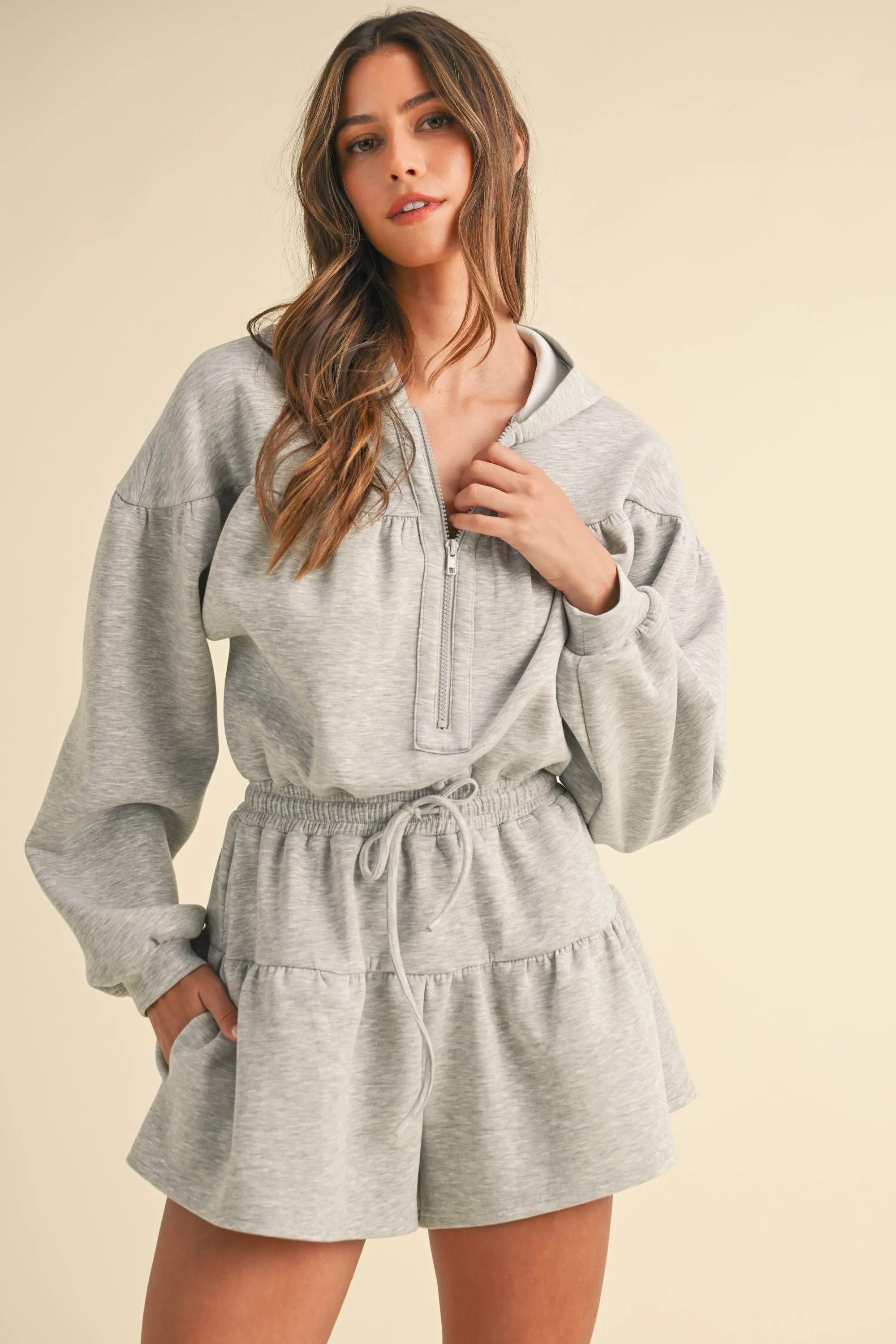 Bailey Hooded Romper