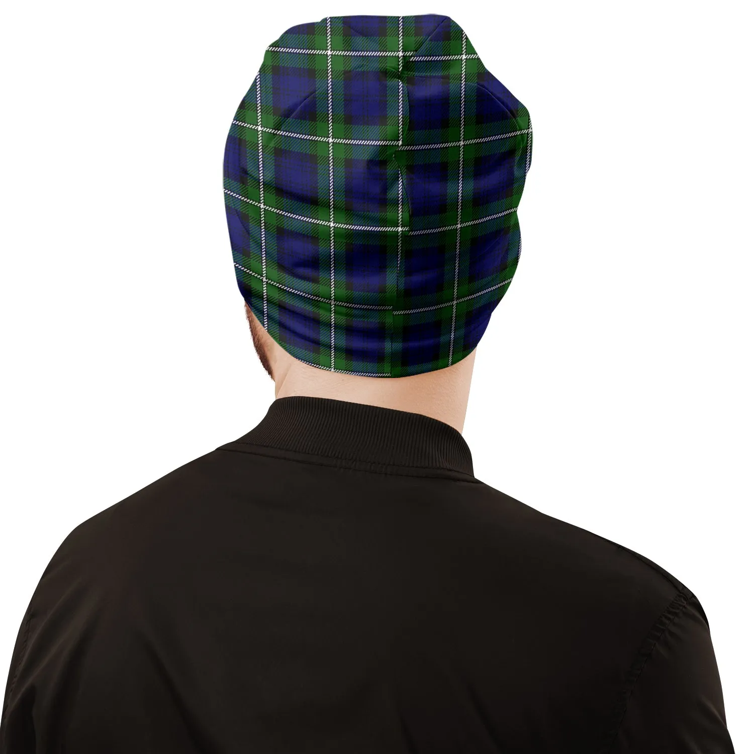 Bannerman Tartan Beanies Hat with Family Crest