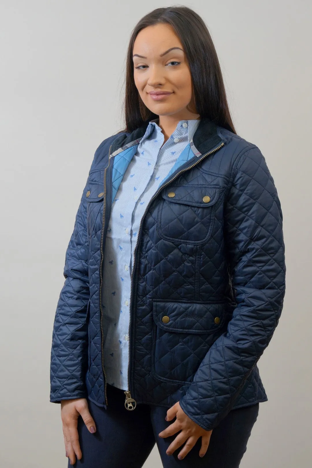 Barbour Bowfell Ladies Quilt Jacket - Navy LQU1028NY71