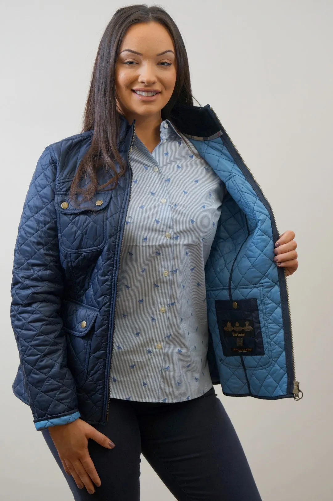 Barbour Bowfell Ladies Quilt Jacket - Navy LQU1028NY71