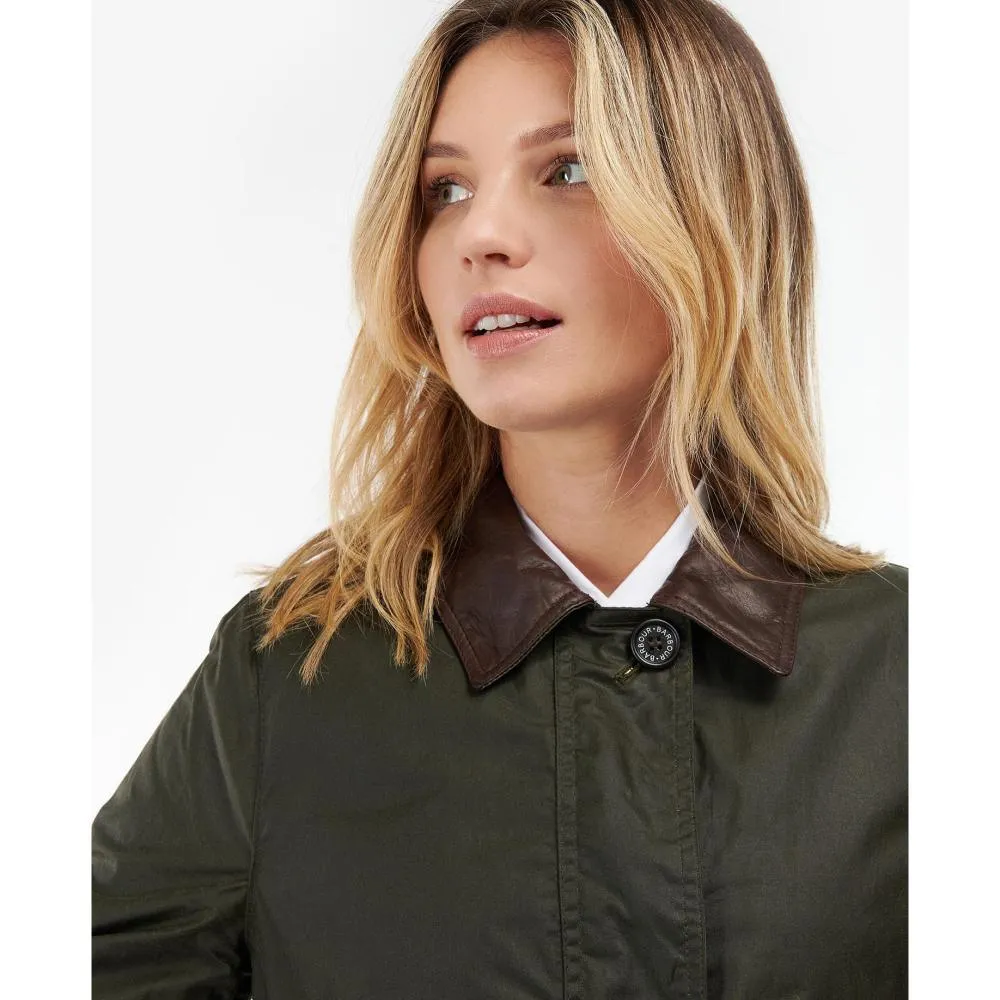 Barbour Buscot Ladies Wax Jacket - Archive Olive/Classic