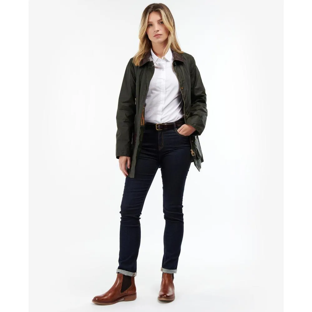 Barbour Buscot Ladies Wax Jacket - Archive Olive/Classic