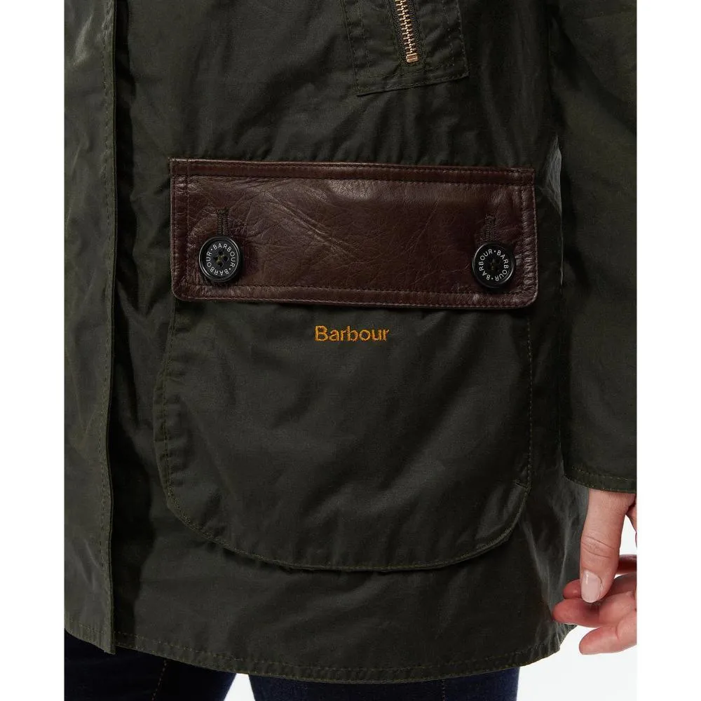 Barbour Buscot Ladies Wax Jacket - Archive Olive/Classic