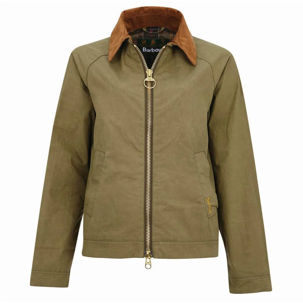 Barbour Campbell Showerproof Ladies Jacket - Olive/Classic