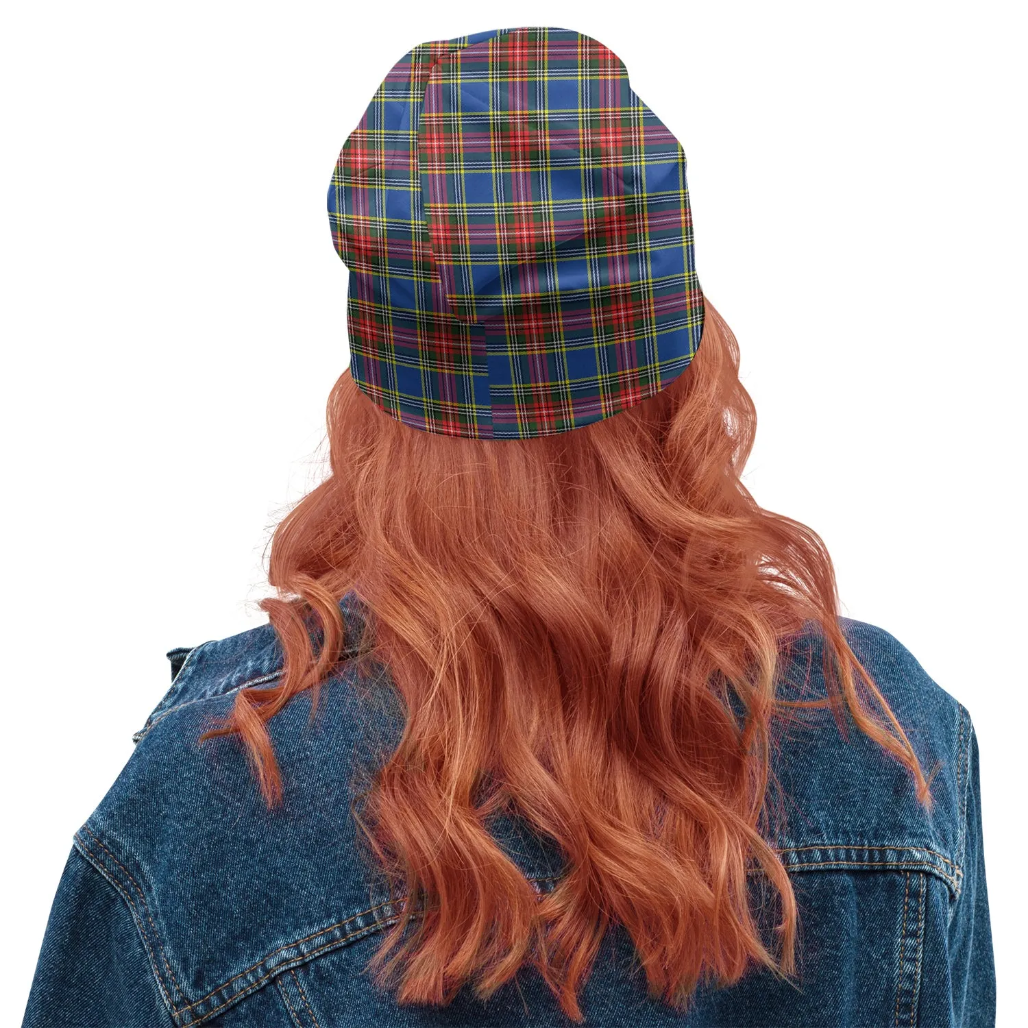 Bethune Tartan Beanies Hat with Family Crest