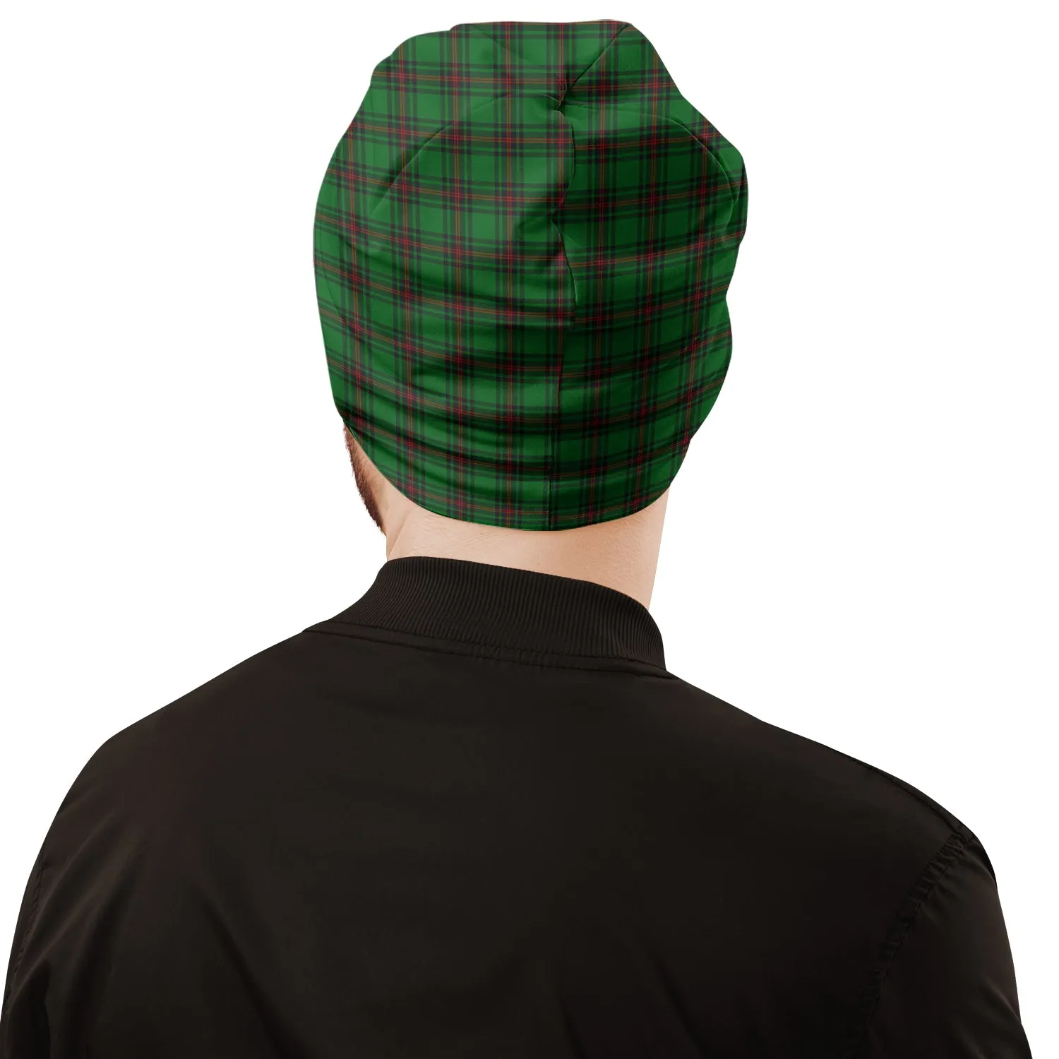 Beveridge Tartan Beanies Hat with Family Crest