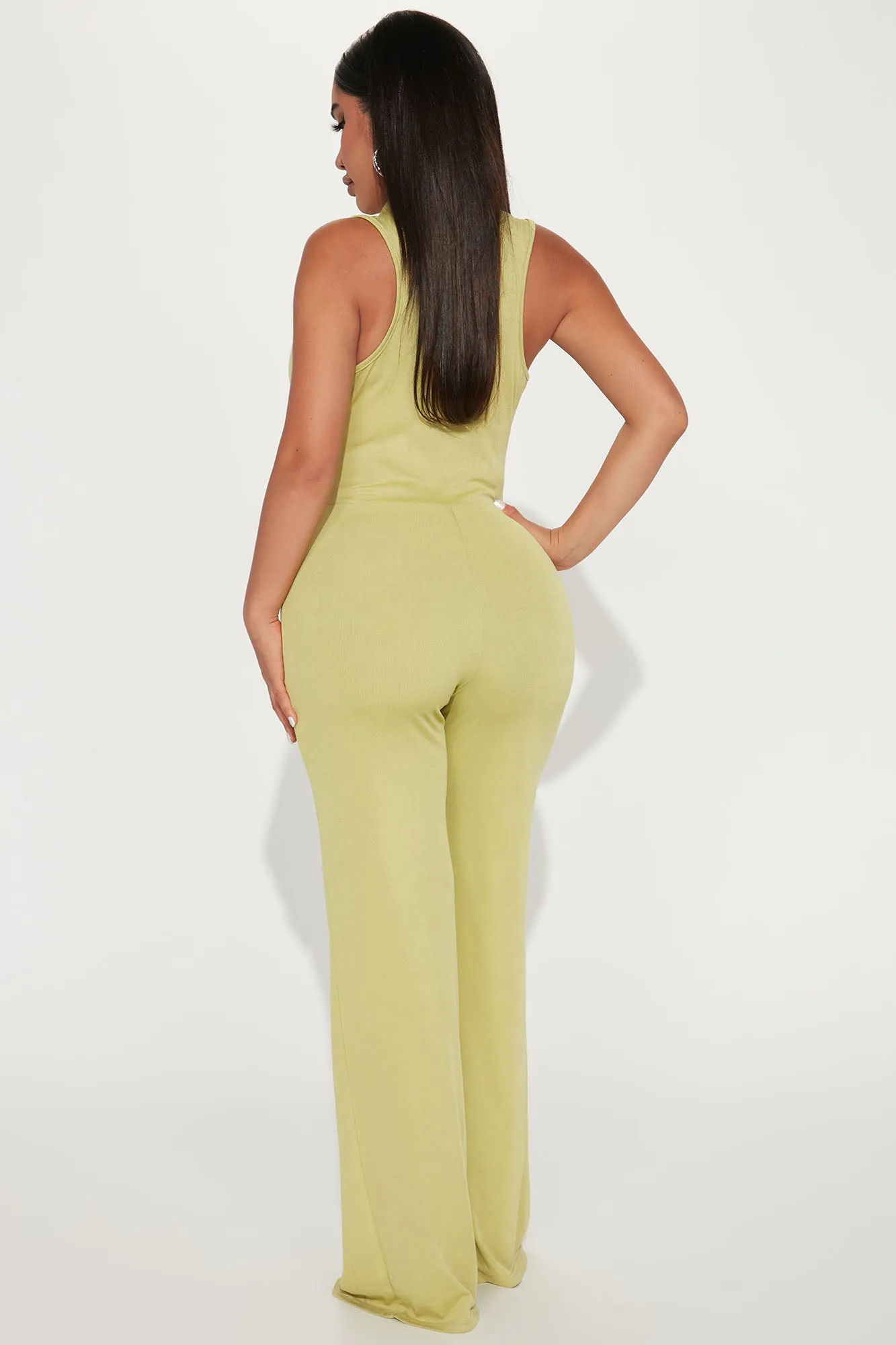 Blaire 2 Piece Jumpsuit - Chartreuse