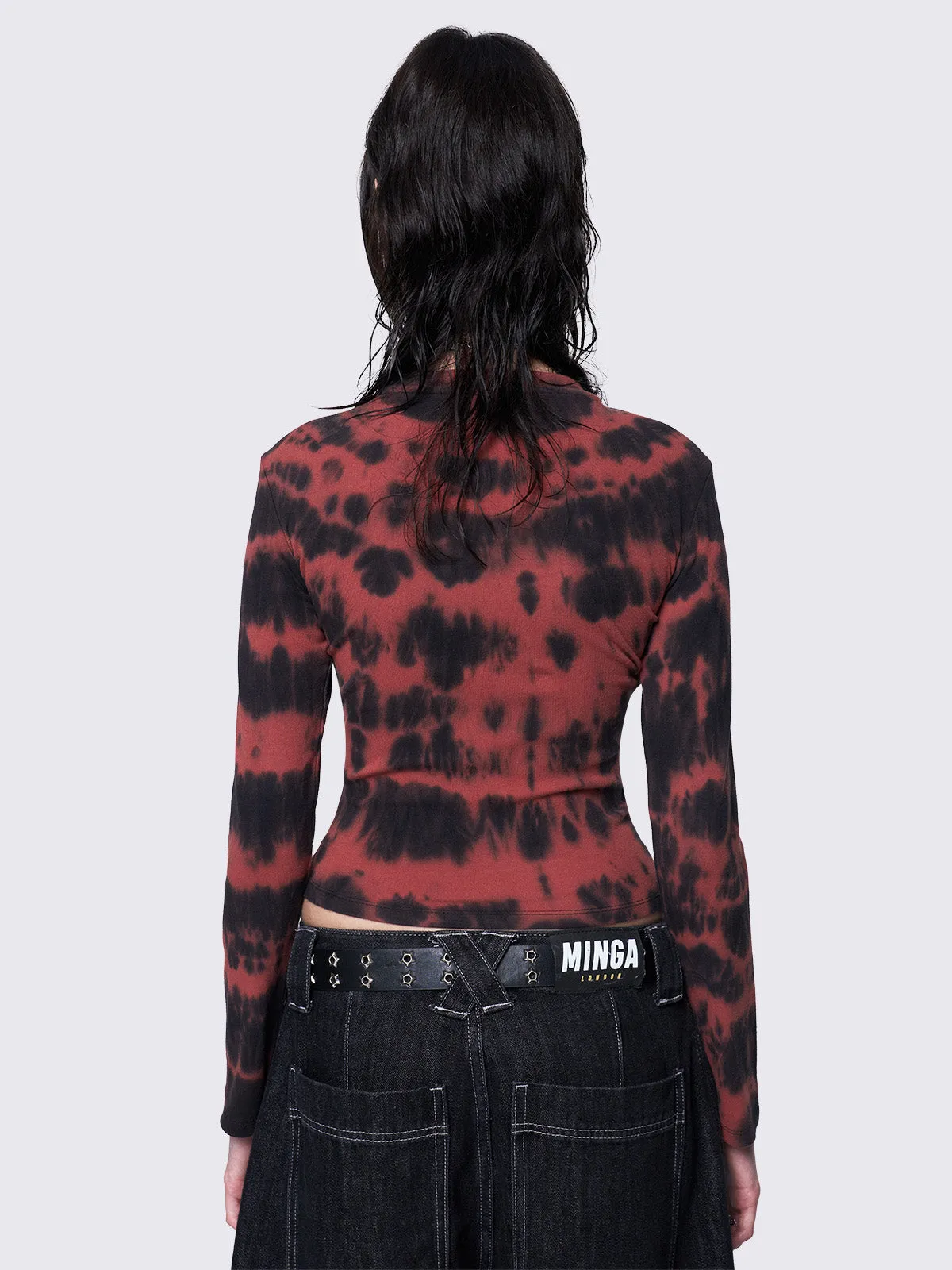 Bloodveil Tie Dye Top