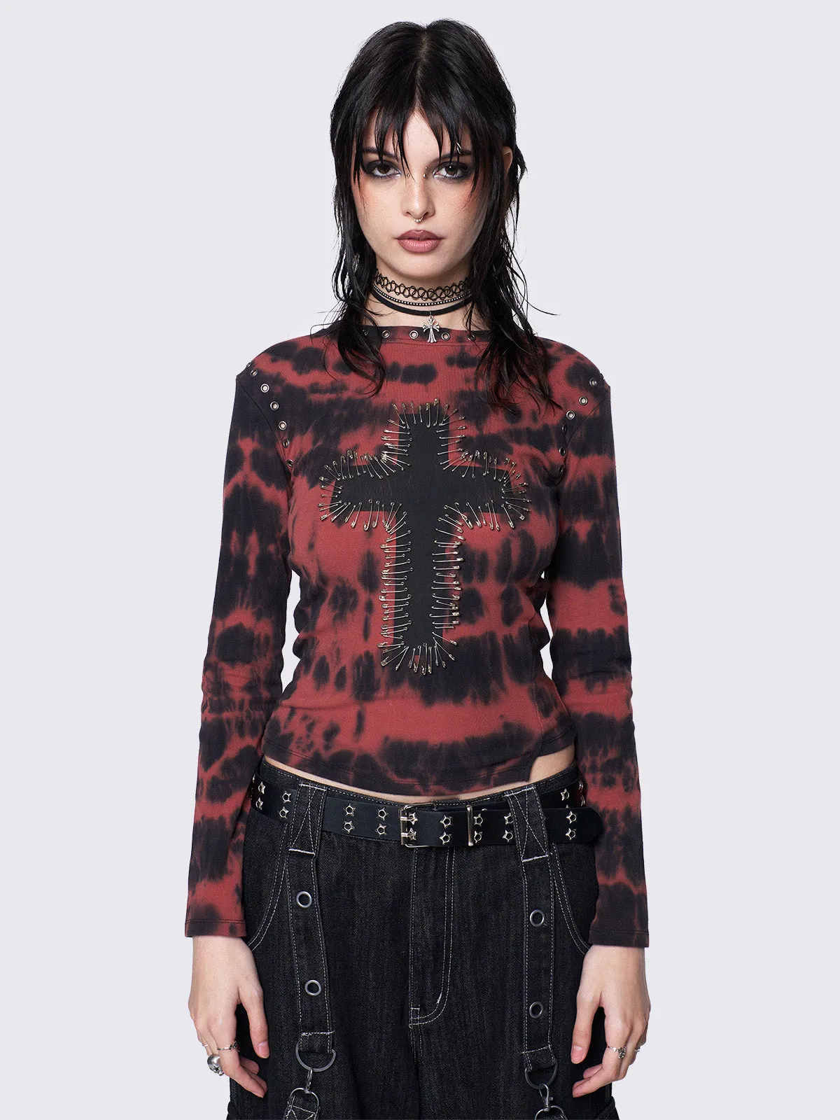 Bloodveil Tie Dye Top