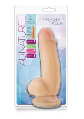 Blush Au Naturel 7" Sensa Feel Fat Boy Dildo