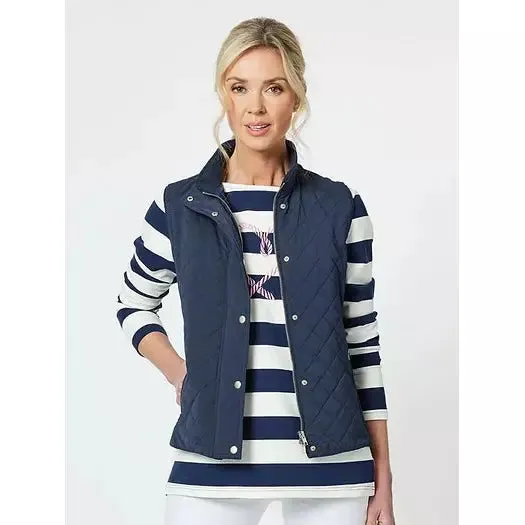 Brighton Puffer Vest - Navy