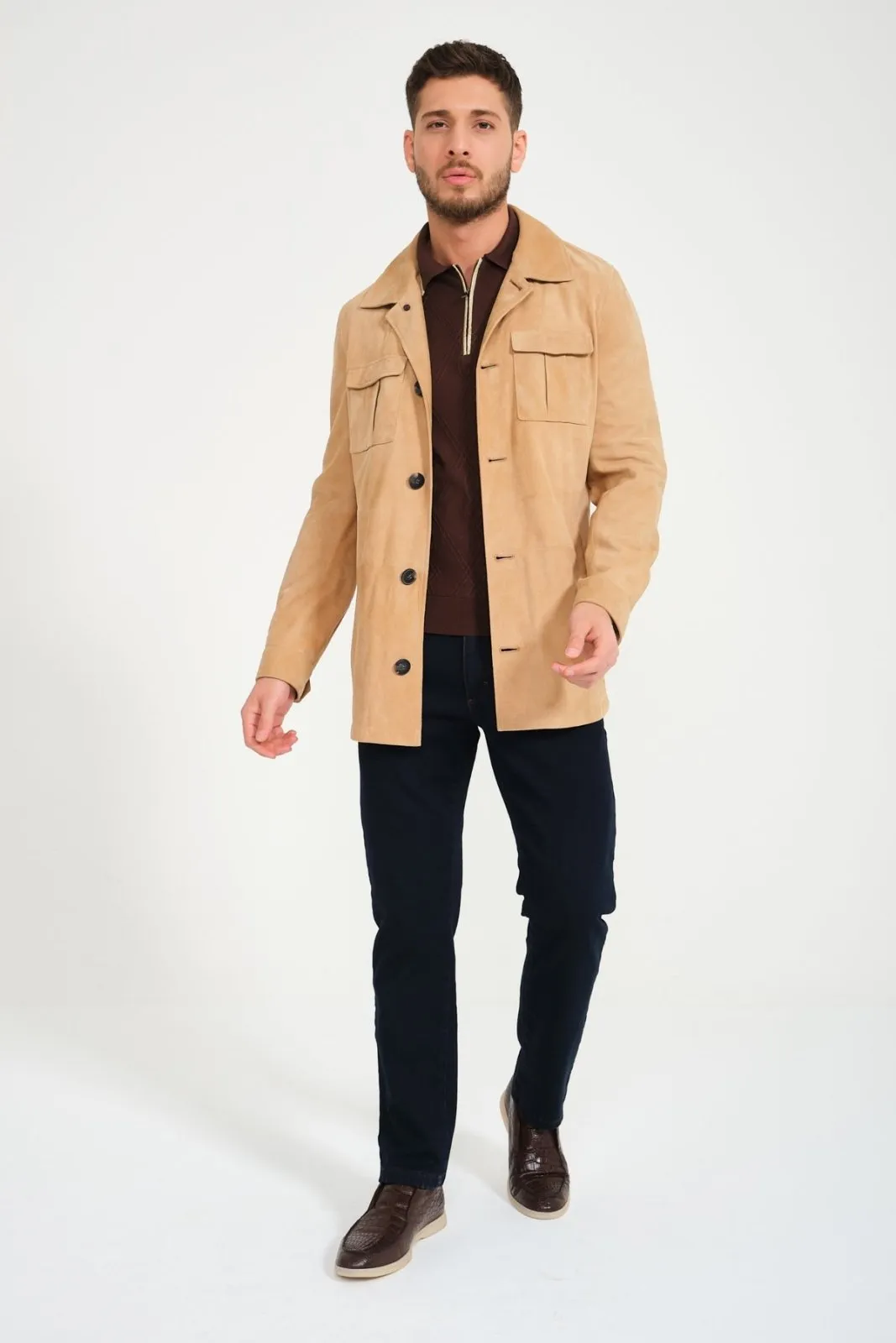 Camel Leather Jacket