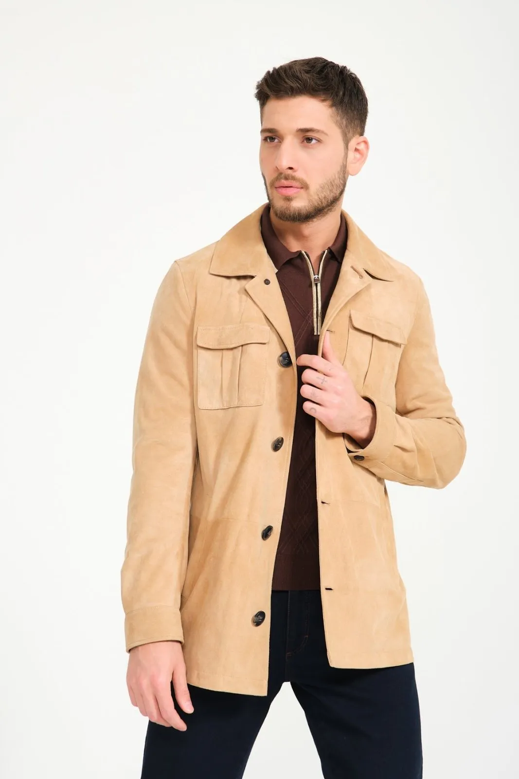 Camel Leather Jacket