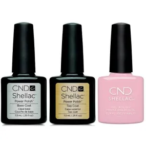 CND - Shellac Combo - Base, Top & Carnation Bliss