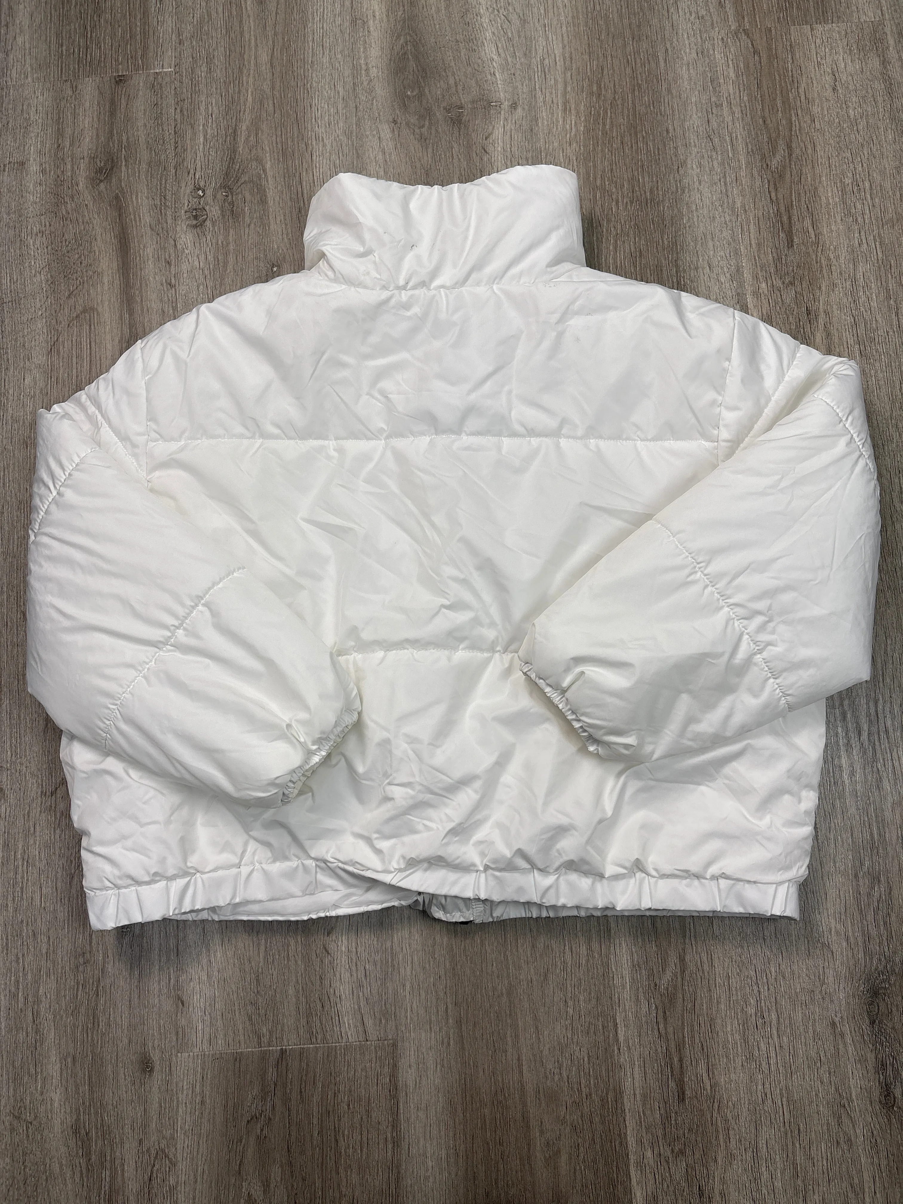 Coat Puffer & Quilted By Wild Fable In White, Size: Xxl