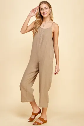 Cotton Gauze Jumpsuit