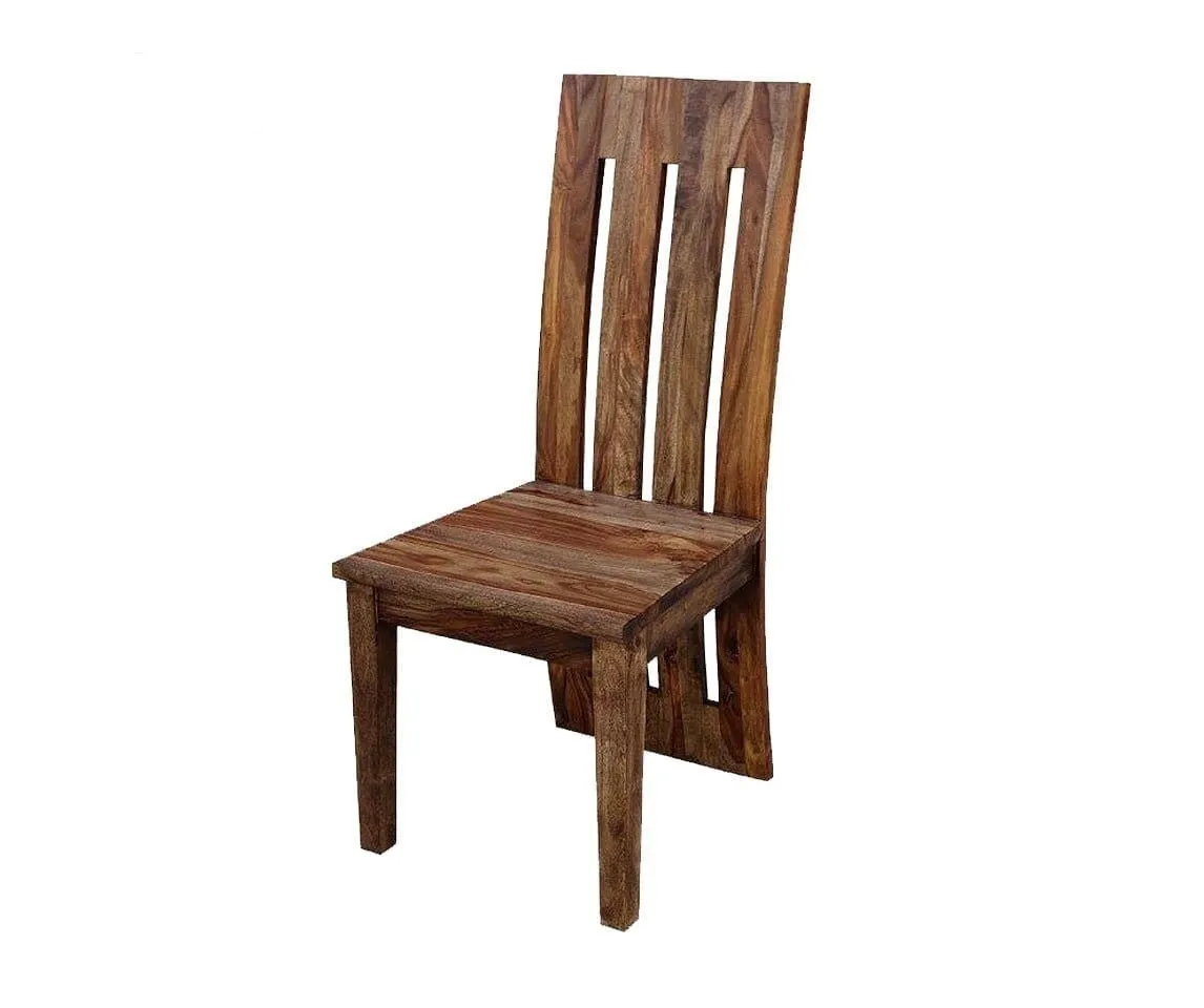 Cromer Indian Solid Wood Seating Chair Brown 46 x 46 x 107 cm