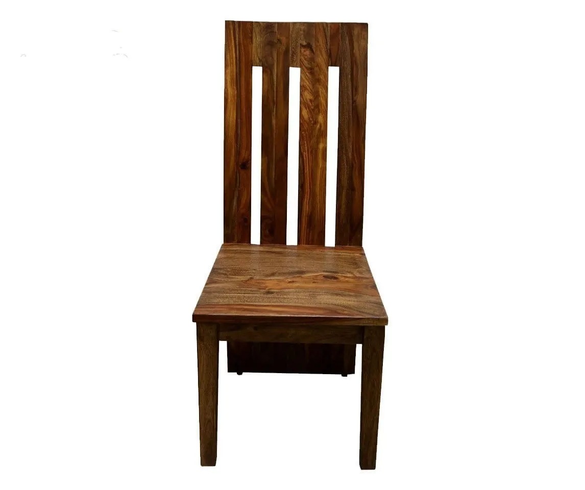 Cromer Indian Solid Wood Seating Chair Brown 46 x 46 x 107 cm