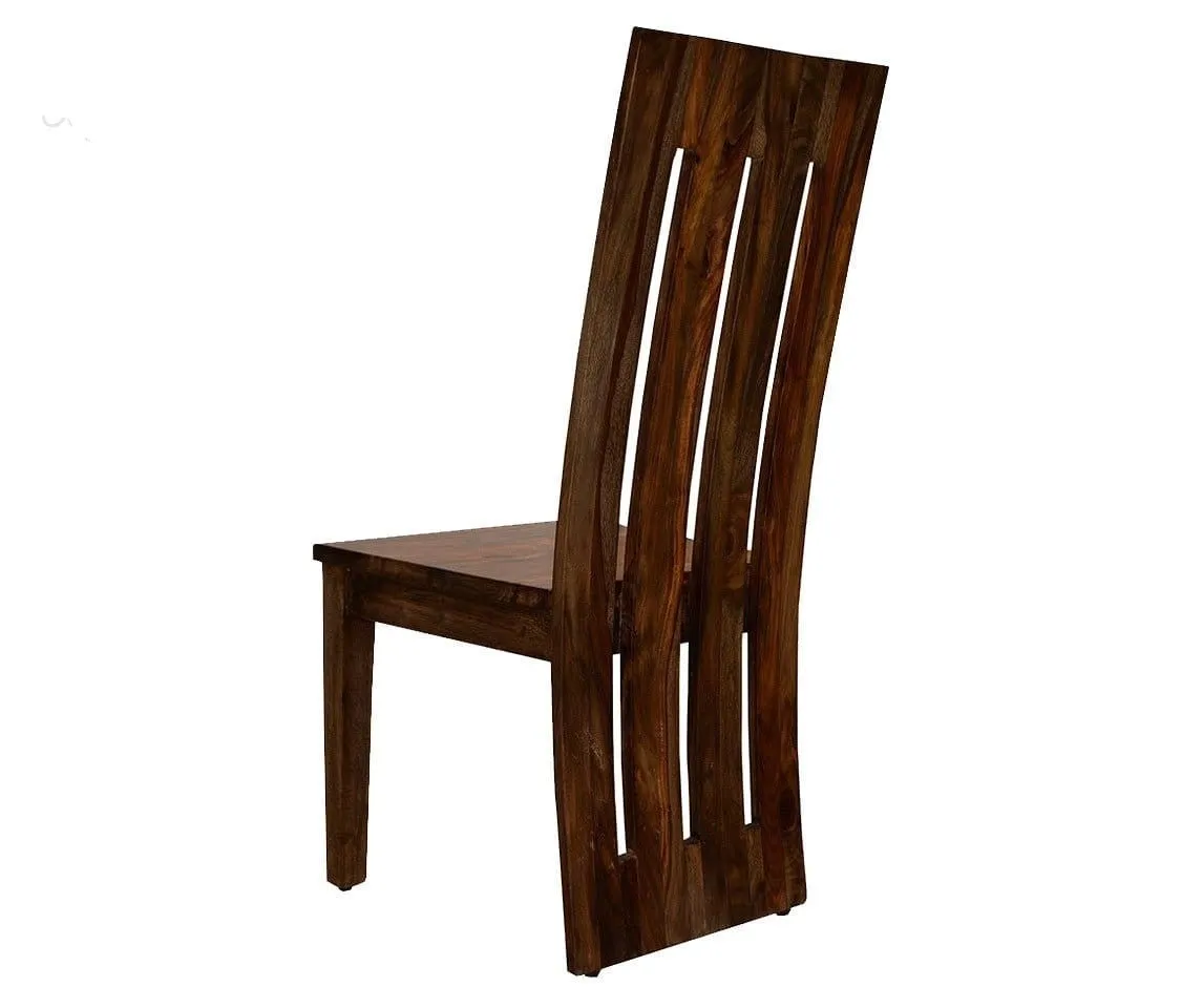 Cromer Indian Solid Wood Seating Chair Brown 46 x 46 x 107 cm