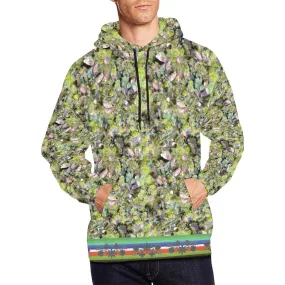 Culture in Nature Green Leaf Hoodie for Men (USA Size)