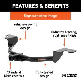 CURT 11366 Class 1 Trailer Hitch; 1-1/4in. Receiver; Select Lexus GS300; GS350