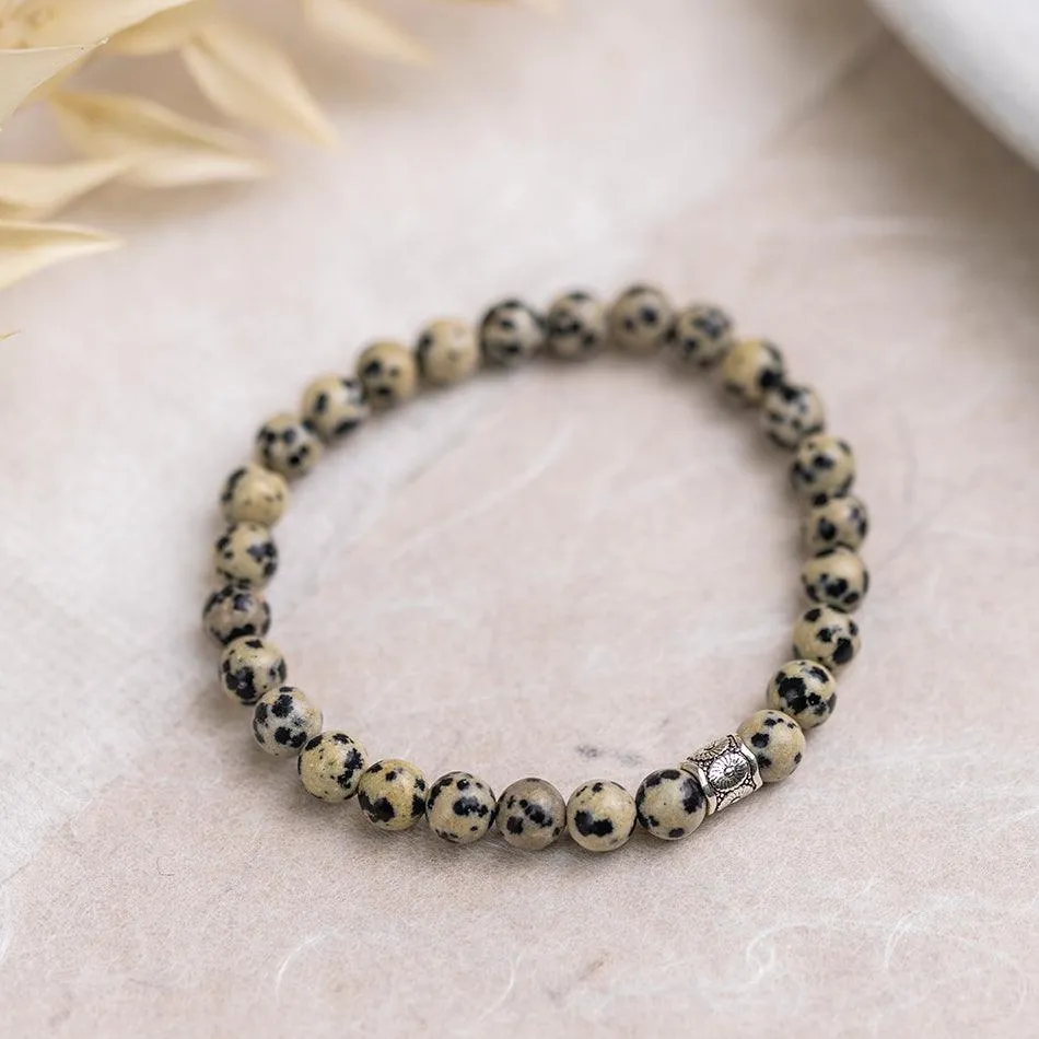 Dalmatian Jasper Bracelet - Ayana Collection