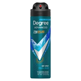 Degree Advanced Cool Rush Antiperspirant Deodorant Dry Spray - Men