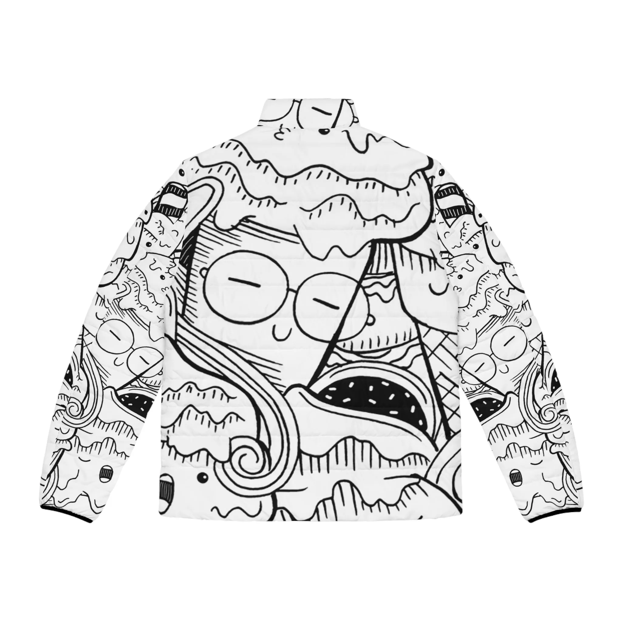 Doodle Icecream - Inovax Men's Puffer Jacket