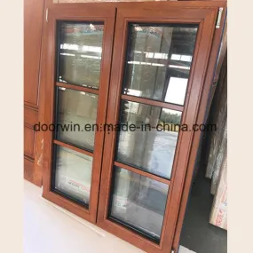 DOORWIN 2021Oak Wood Tilt Turn Window - China Window, Aluminum Casement Window