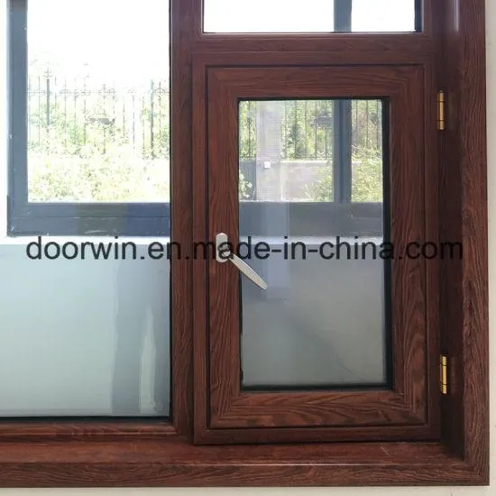 DOORWIN 2021Tilt and Turn with Wood - China 60 X 72 Casement Window, Aluminum Alloy Swing Window