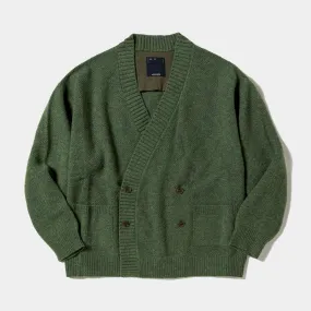 Double Knit Cardigan (Foliage Green) / MW-KT23201