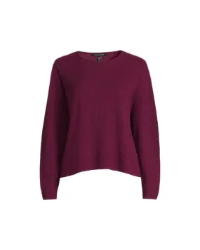 Eileen Fisher Jewel Neck Pullover Sweater