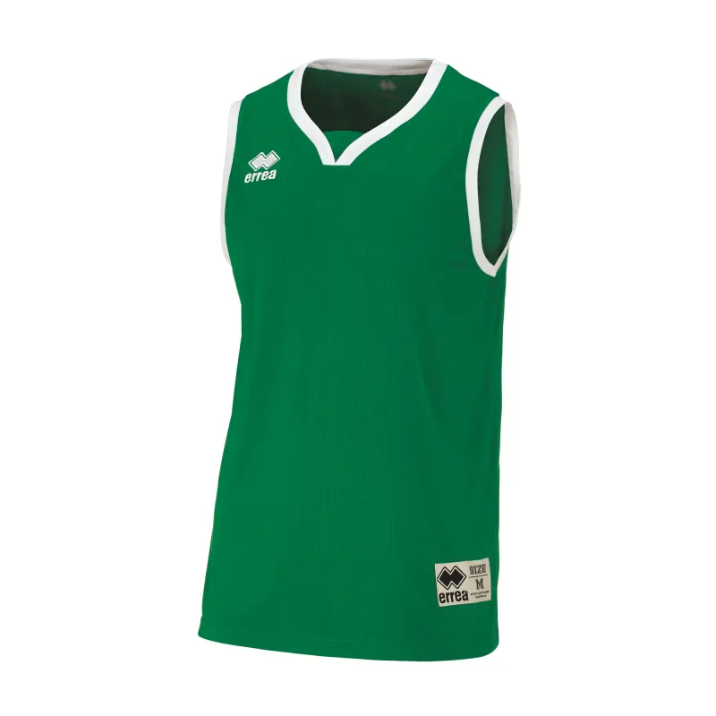 ERREA CALIFORNIA BASKETBALL VEST GREEN WHITE